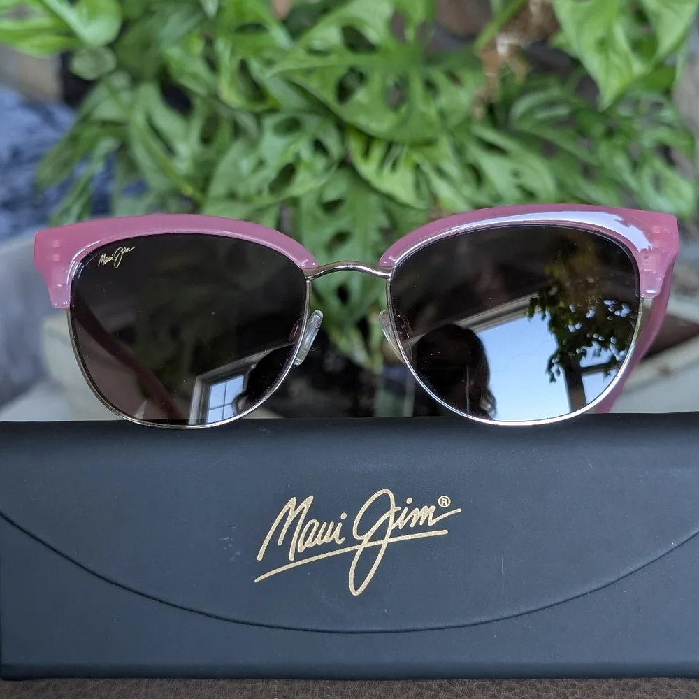 Maui Jim Lokelani Polarized Sunglasses Bubblegum Rose Gold
